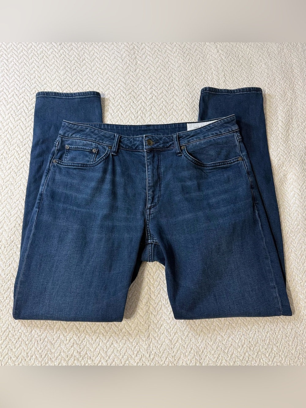 Rag & Bone Fit 3 Athletic Tapered Jeans 34x32 Kendall Blue Wash